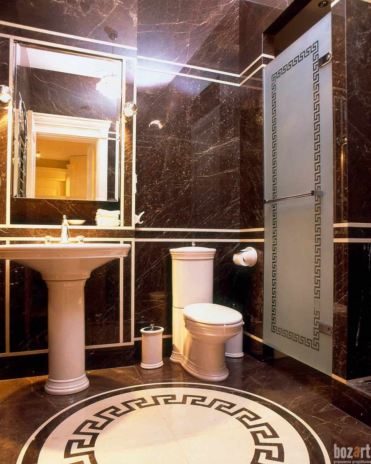 pracownia architektoniczna warszawaelegancki wystrój łazienki